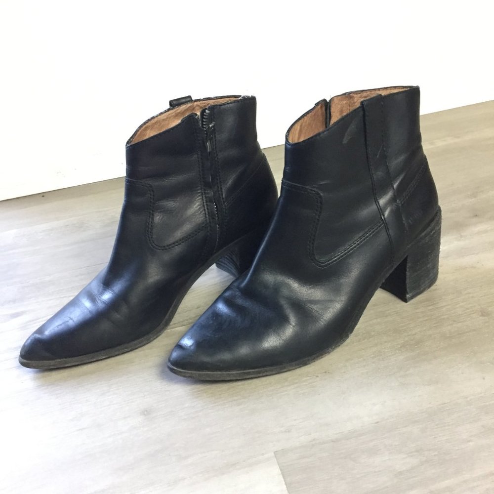 Madewell Leather Ankle Boots